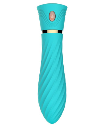 Mini Vibromasseur bleu USB 